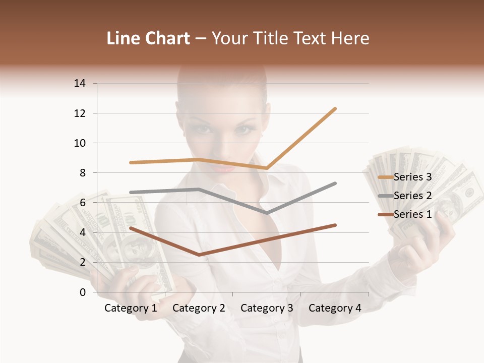 Financial Concept Caucasian PowerPoint Template