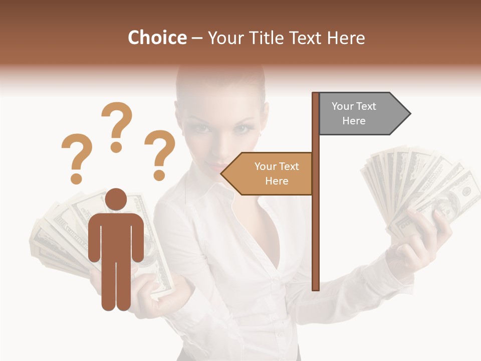 Financial Concept Caucasian PowerPoint Template