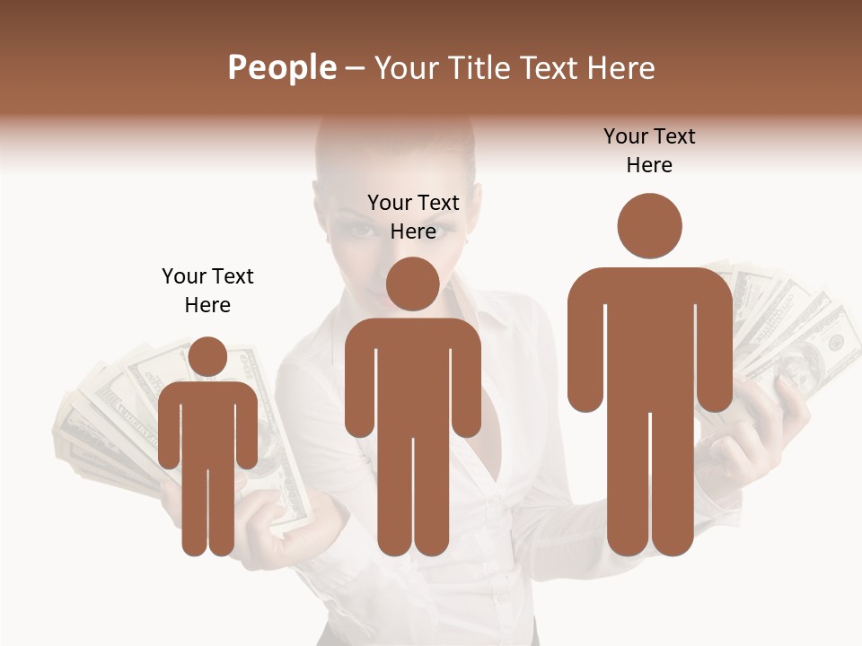 Financial Concept Caucasian PowerPoint Template