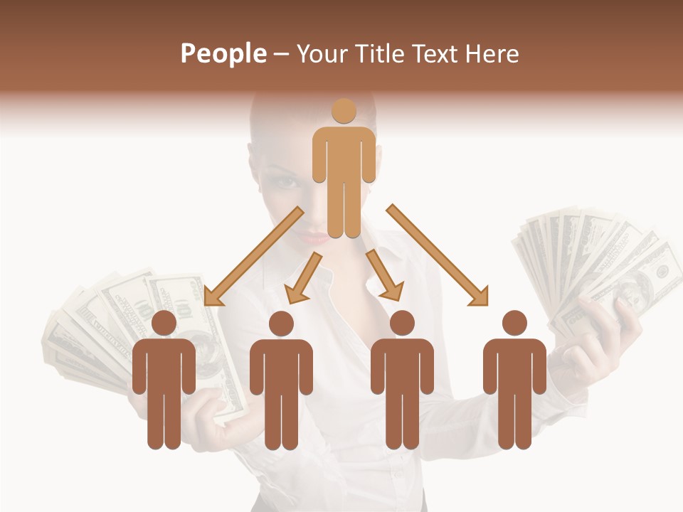 Financial Concept Caucasian PowerPoint Template