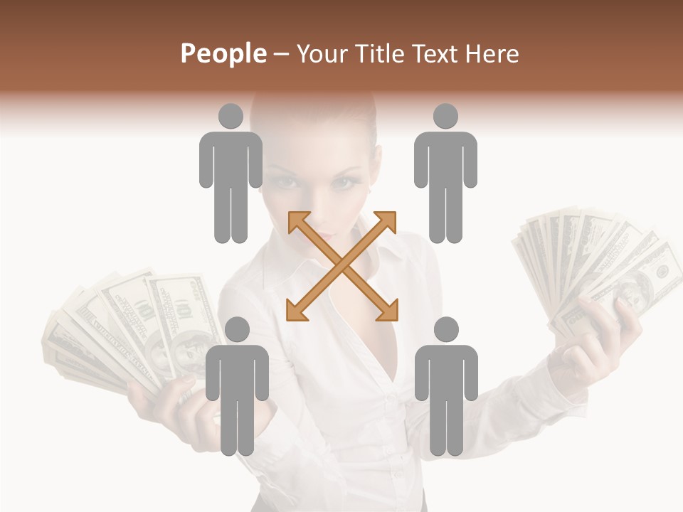 Financial Concept Caucasian PowerPoint Template