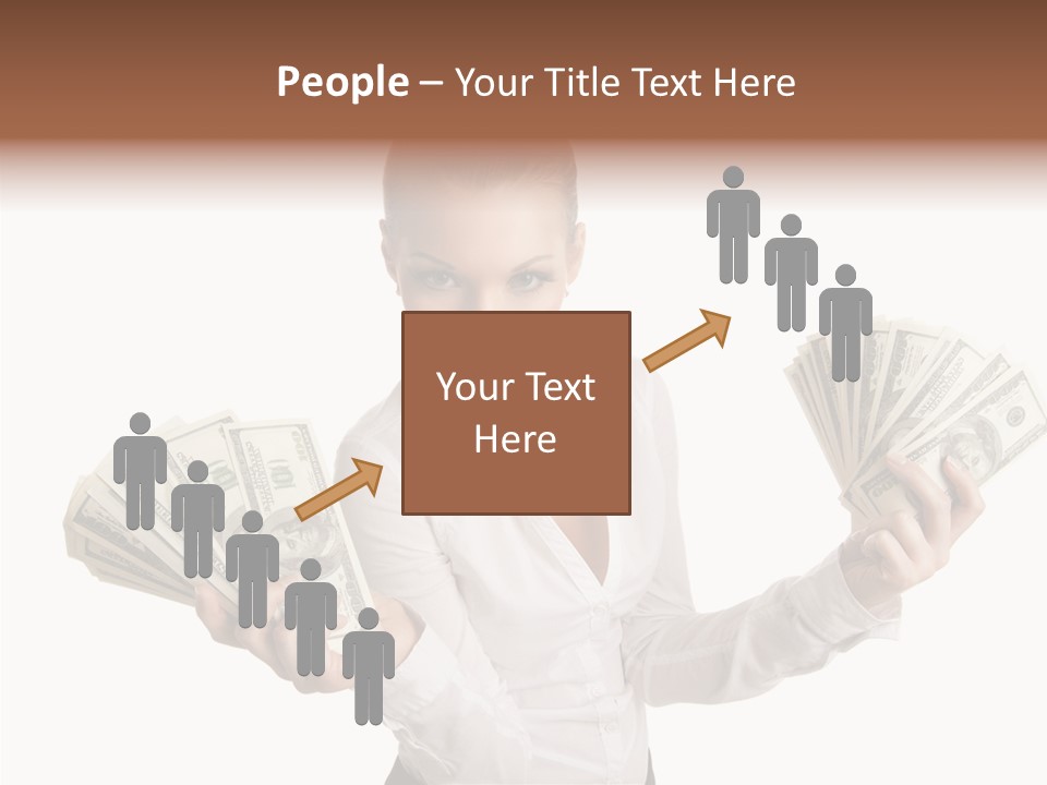 Financial Concept Caucasian PowerPoint Template