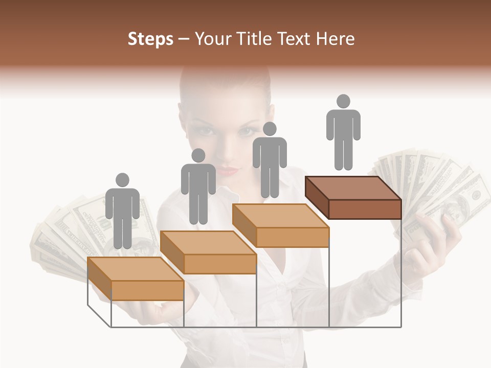 Financial Concept Caucasian PowerPoint Template