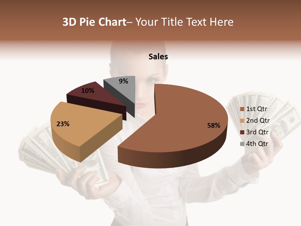 Financial Concept Caucasian PowerPoint Template