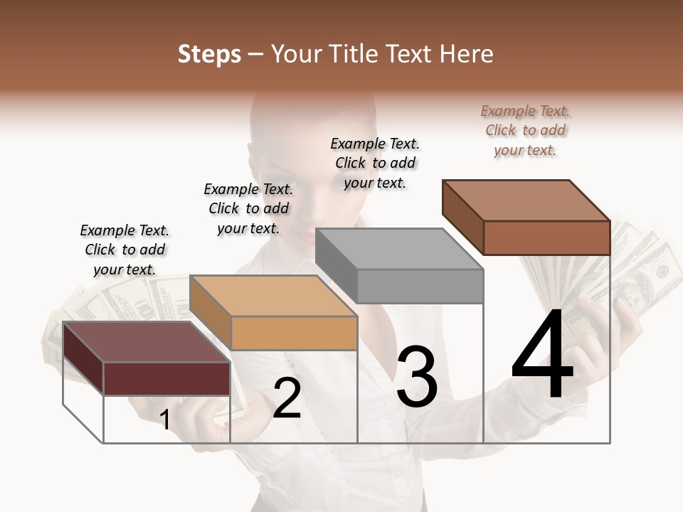 Financial Concept Caucasian PowerPoint Template