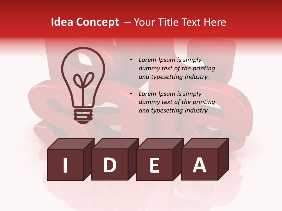 Shop Isolated Attention PowerPoint Template