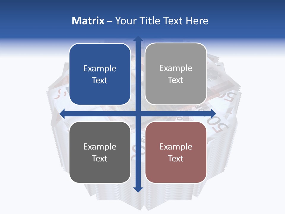 Note Bills Wad PowerPoint Template