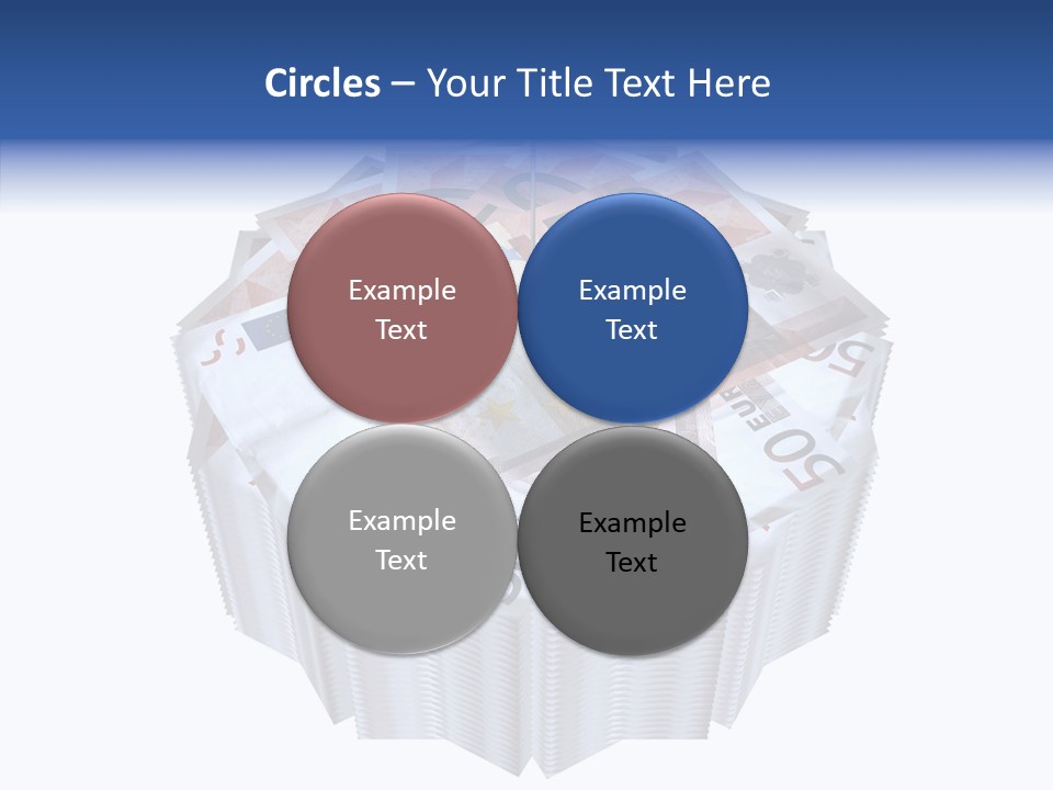 Note Bills Wad PowerPoint Template