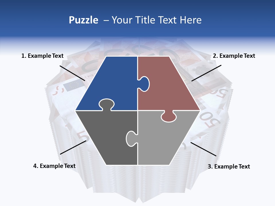 Note Bills Wad PowerPoint Template