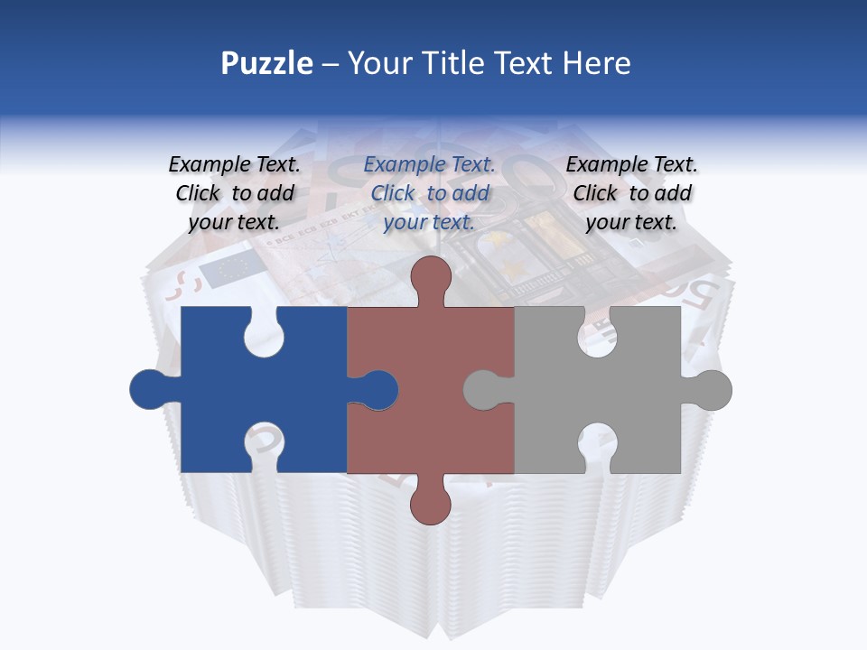 Note Bills Wad PowerPoint Template