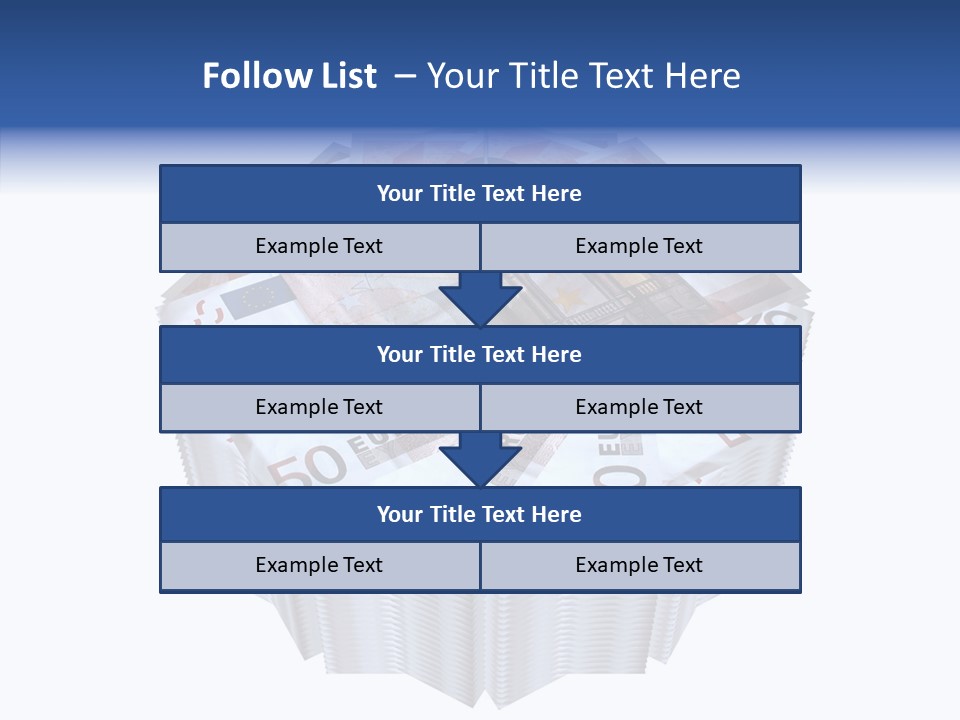 Note Bills Wad PowerPoint Template