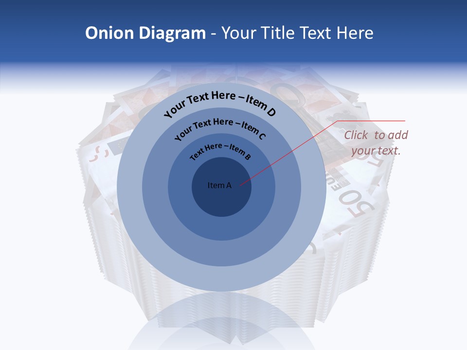 Note Bills Wad PowerPoint Template