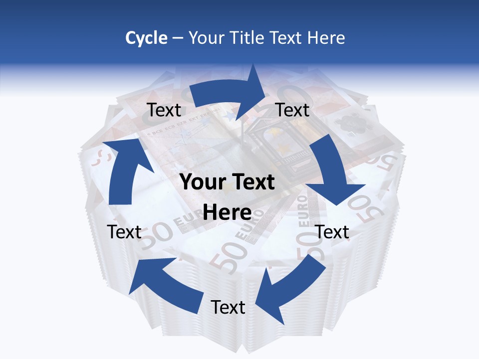 Note Bills Wad PowerPoint Template