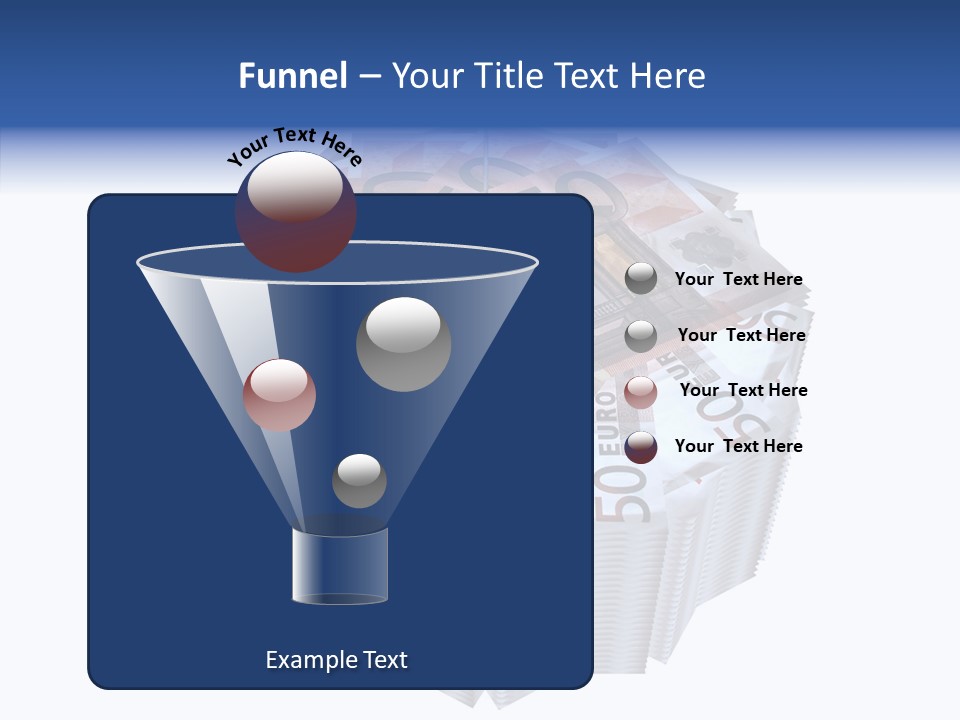 Note Bills Wad PowerPoint Template