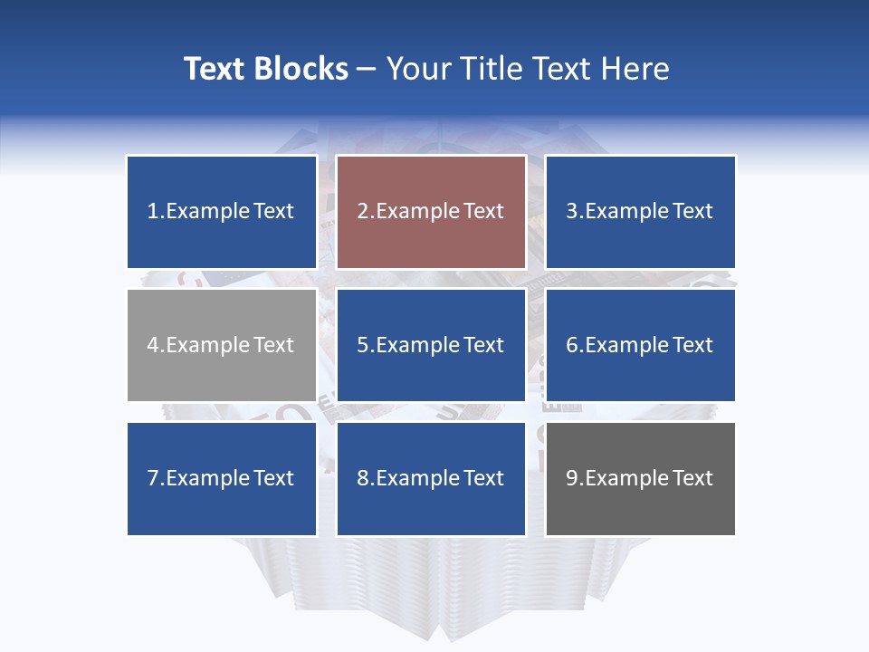 Note Bills Wad PowerPoint Template