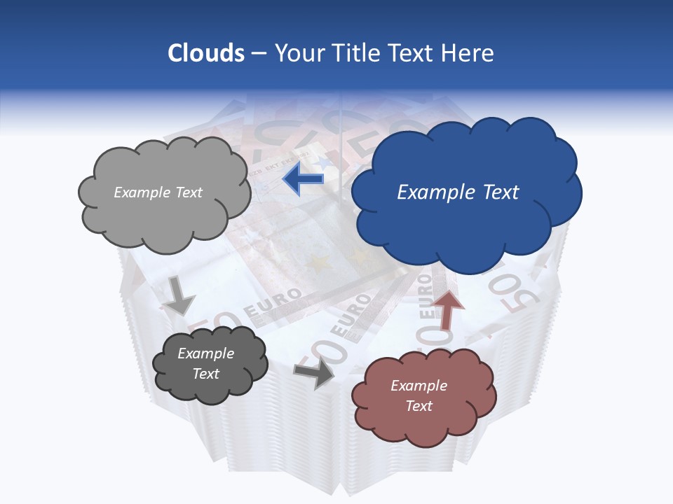 Note Bills Wad PowerPoint Template