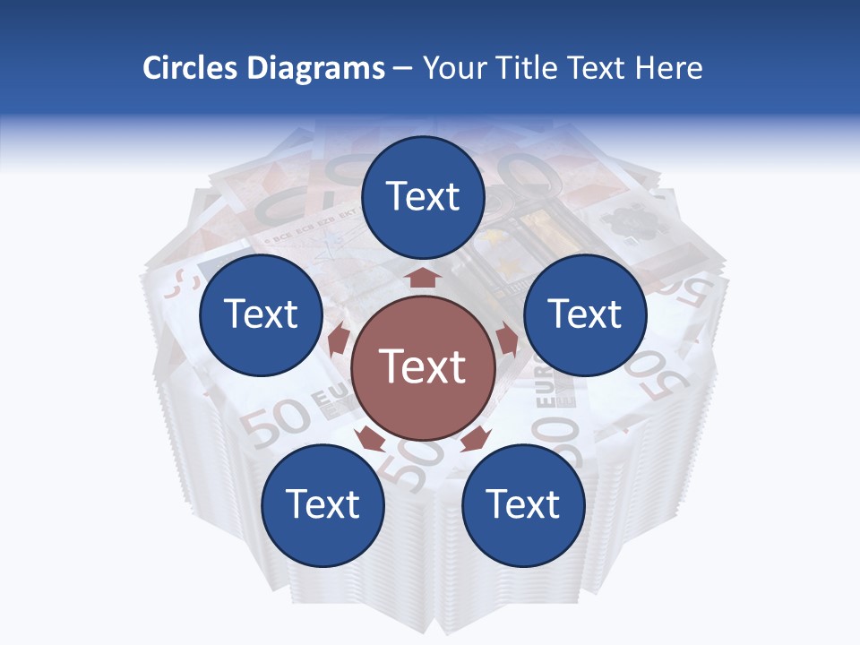 Note Bills Wad PowerPoint Template