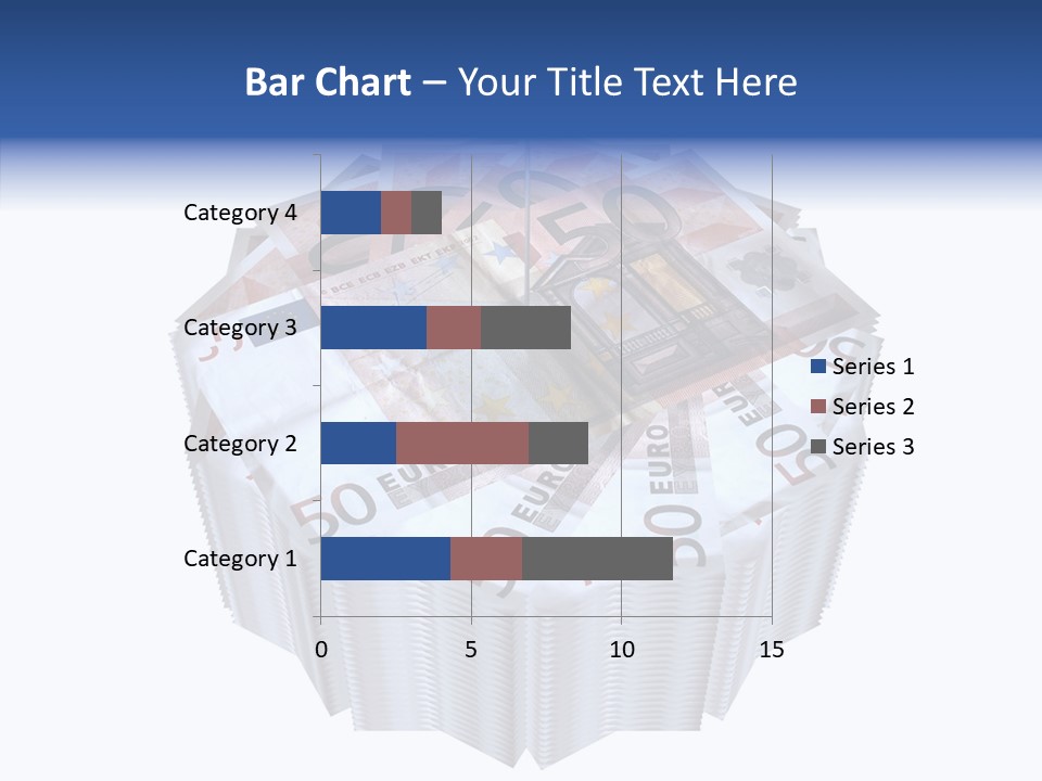 Note Bills Wad PowerPoint Template