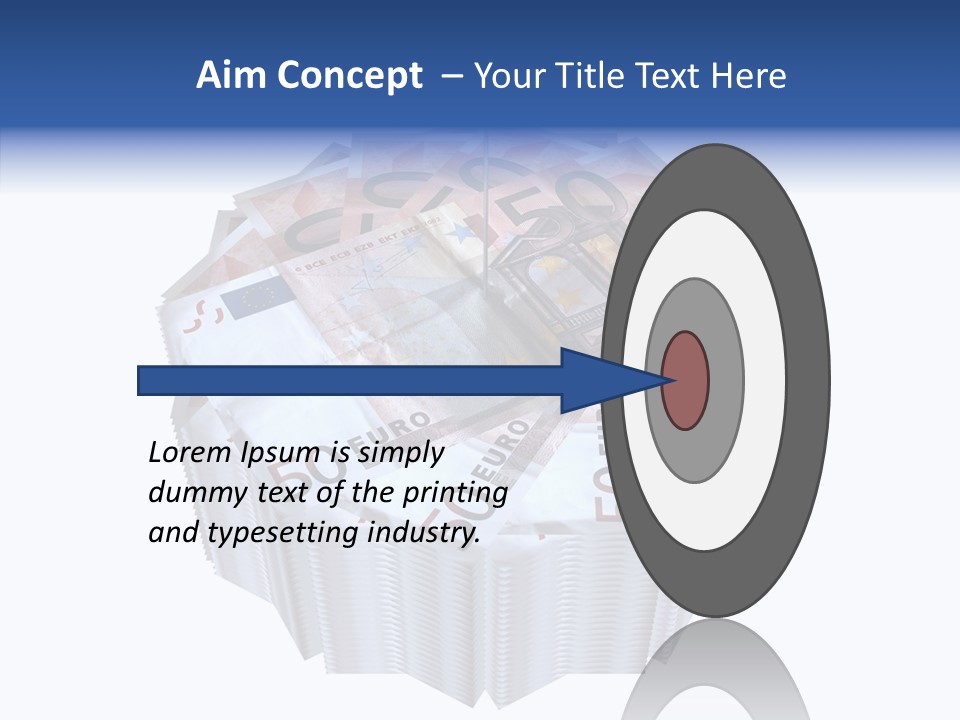 Note Bills Wad PowerPoint Template