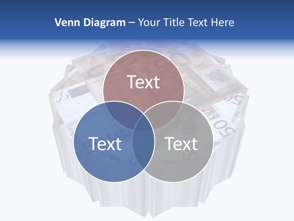 Note Bills Wad PowerPoint Template