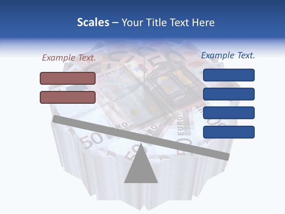 Note Bills Wad PowerPoint Template