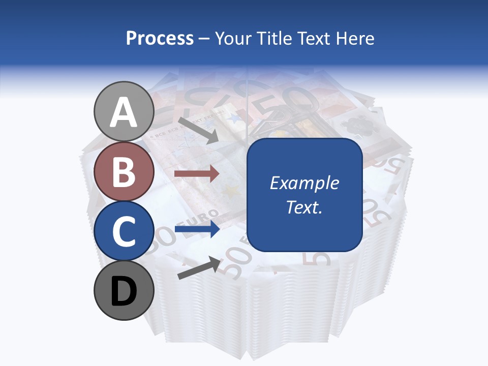 Note Bills Wad PowerPoint Template