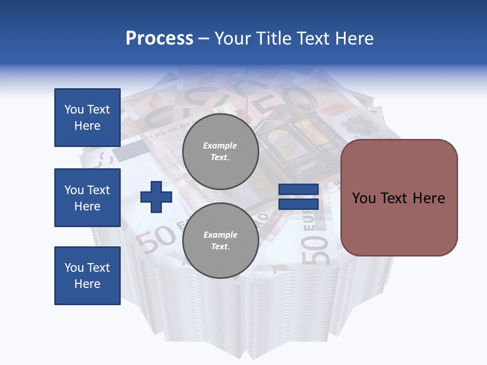 Note Bills Wad PowerPoint Template