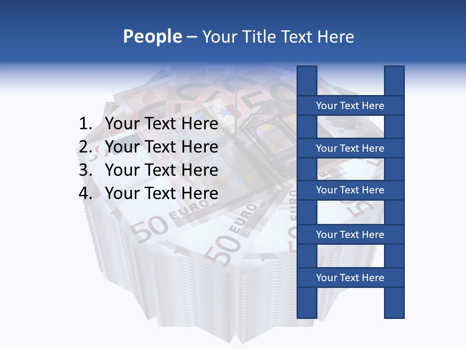 Note Bills Wad PowerPoint Template