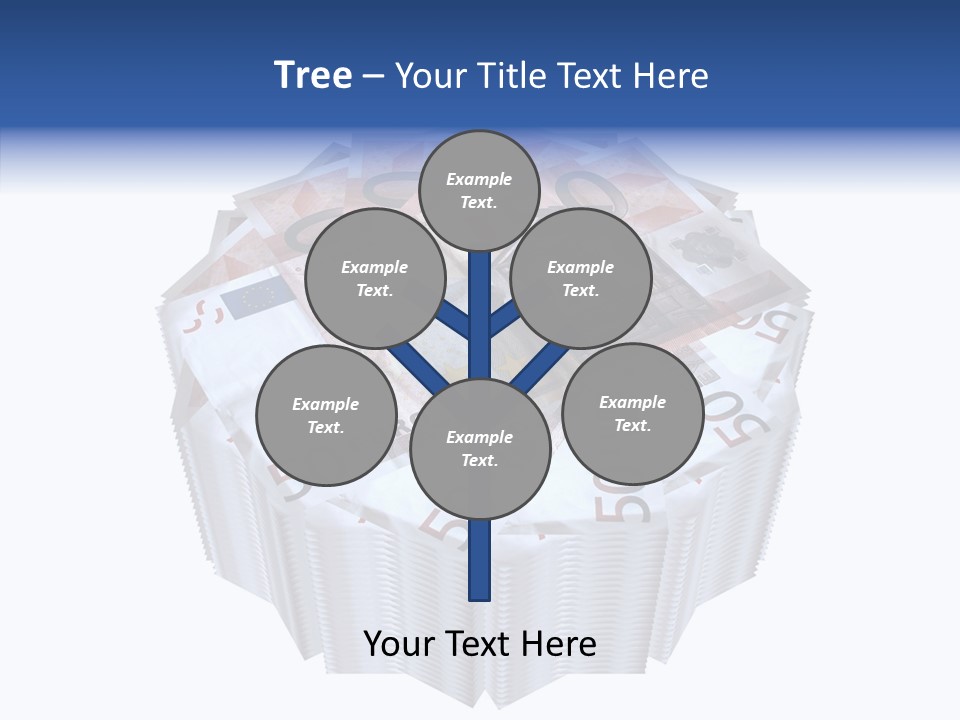 Note Bills Wad PowerPoint Template