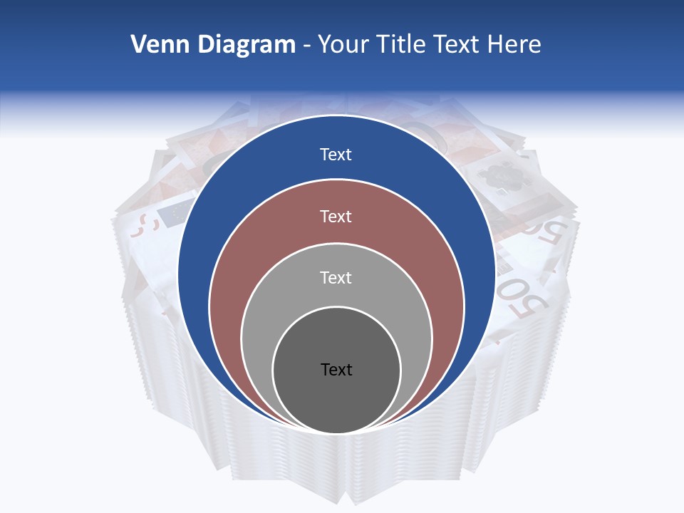 Note Bills Wad PowerPoint Template