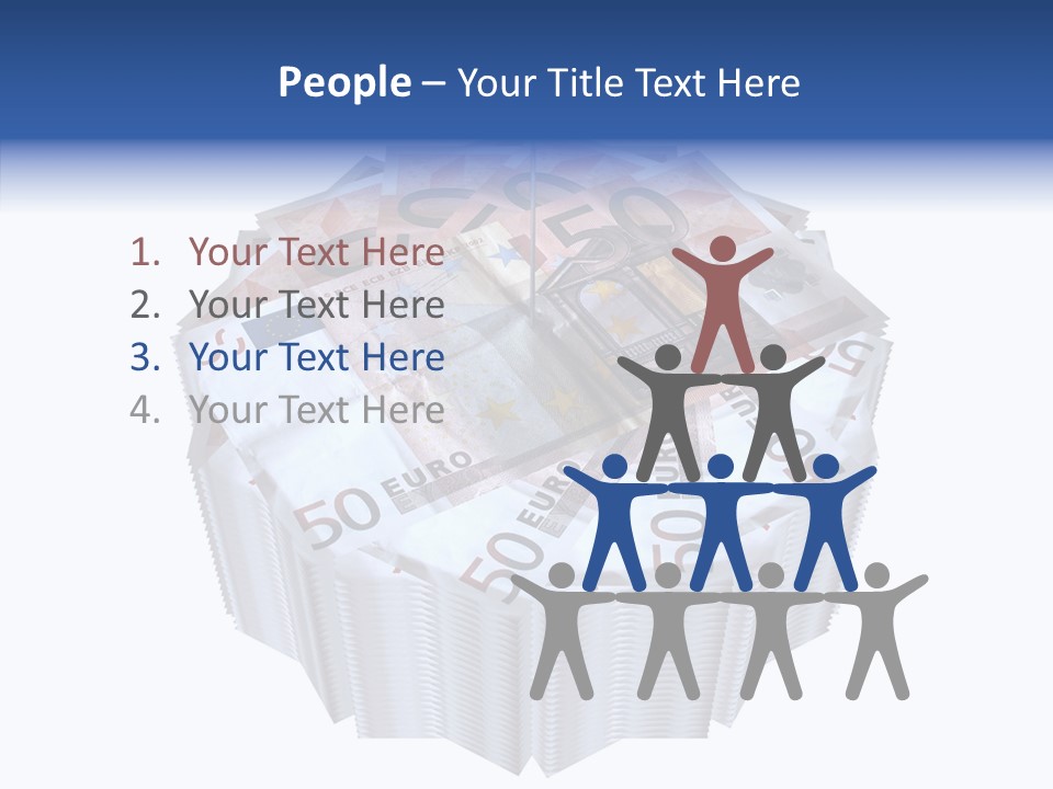 Note Bills Wad PowerPoint Template