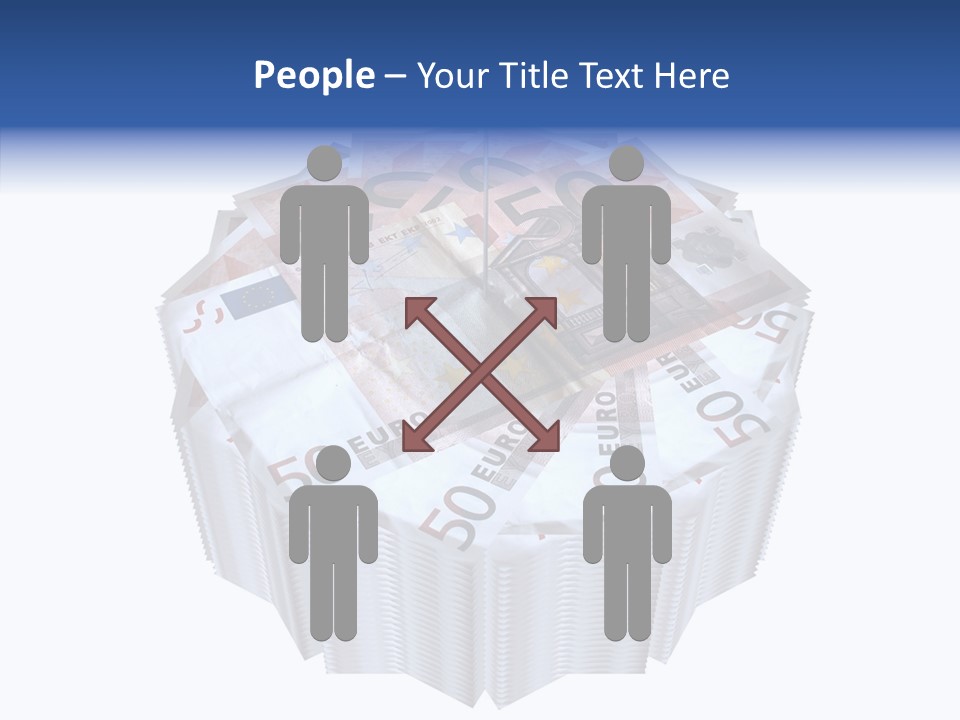 Note Bills Wad PowerPoint Template