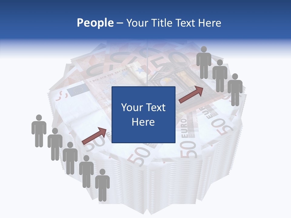 Note Bills Wad PowerPoint Template