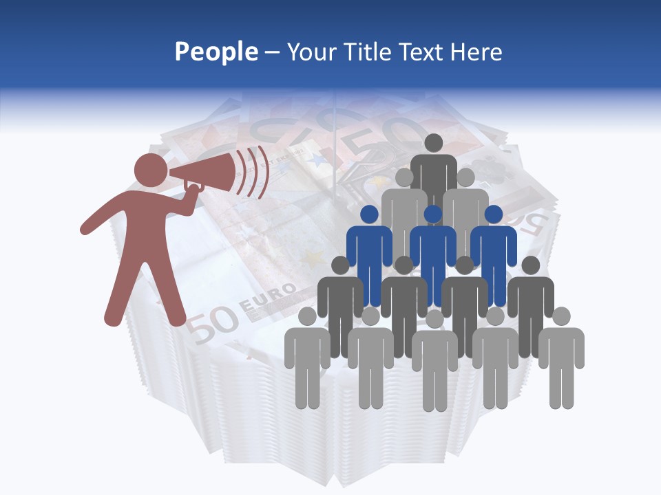 Note Bills Wad PowerPoint Template