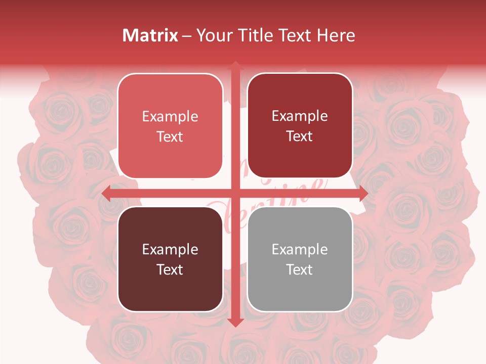 Valentine Love Red PowerPoint Template