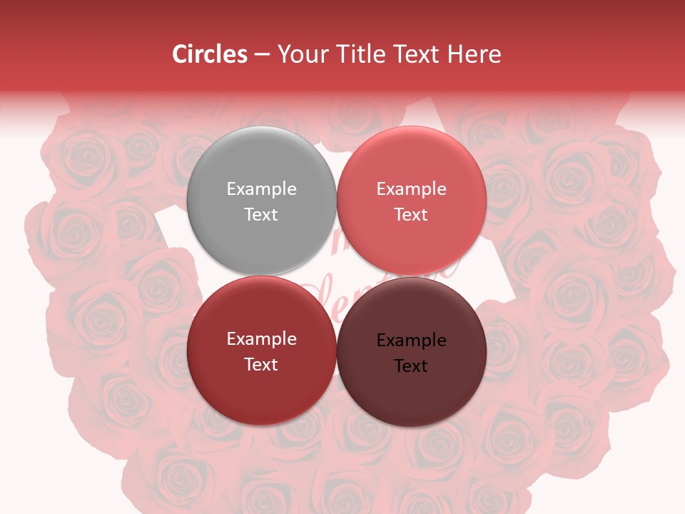 Valentine Love Red PowerPoint Template