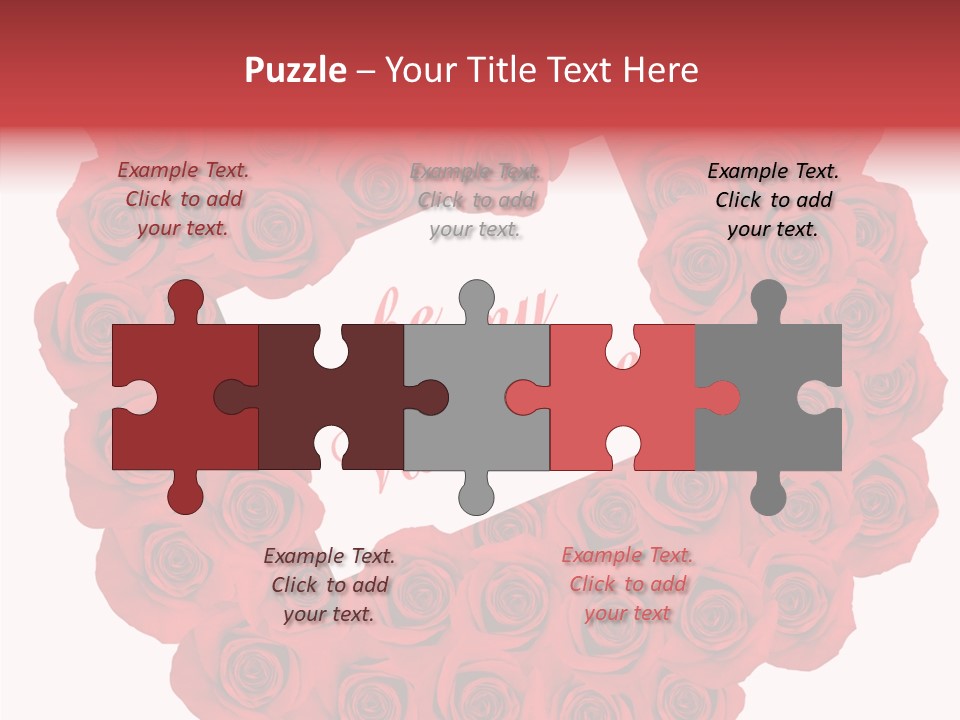 Valentine Love Red PowerPoint Template