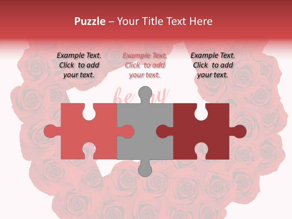 Valentine Love Red PowerPoint Template