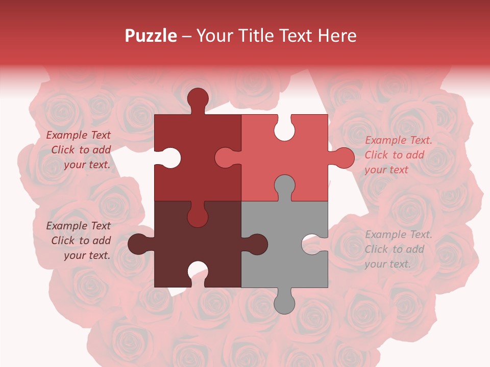 Valentine Love Red PowerPoint Template