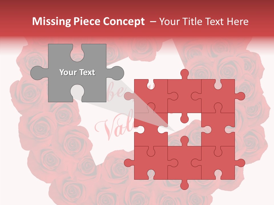 Valentine Love Red PowerPoint Template