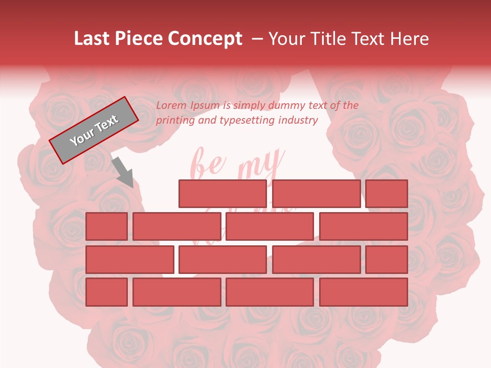Valentine Love Red PowerPoint Template
