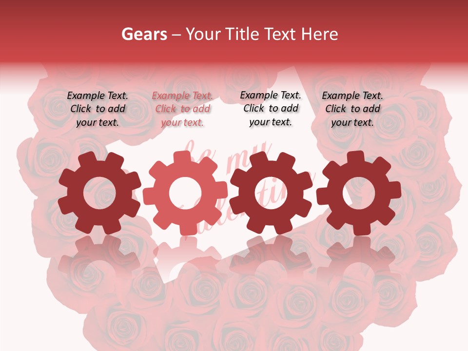 Valentine Love Red PowerPoint Template