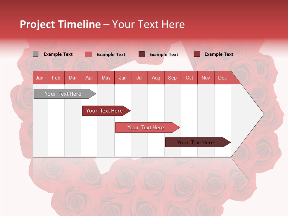 Valentine Love Red PowerPoint Template