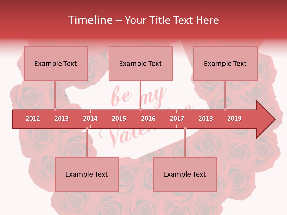 Valentine Love Red PowerPoint Template