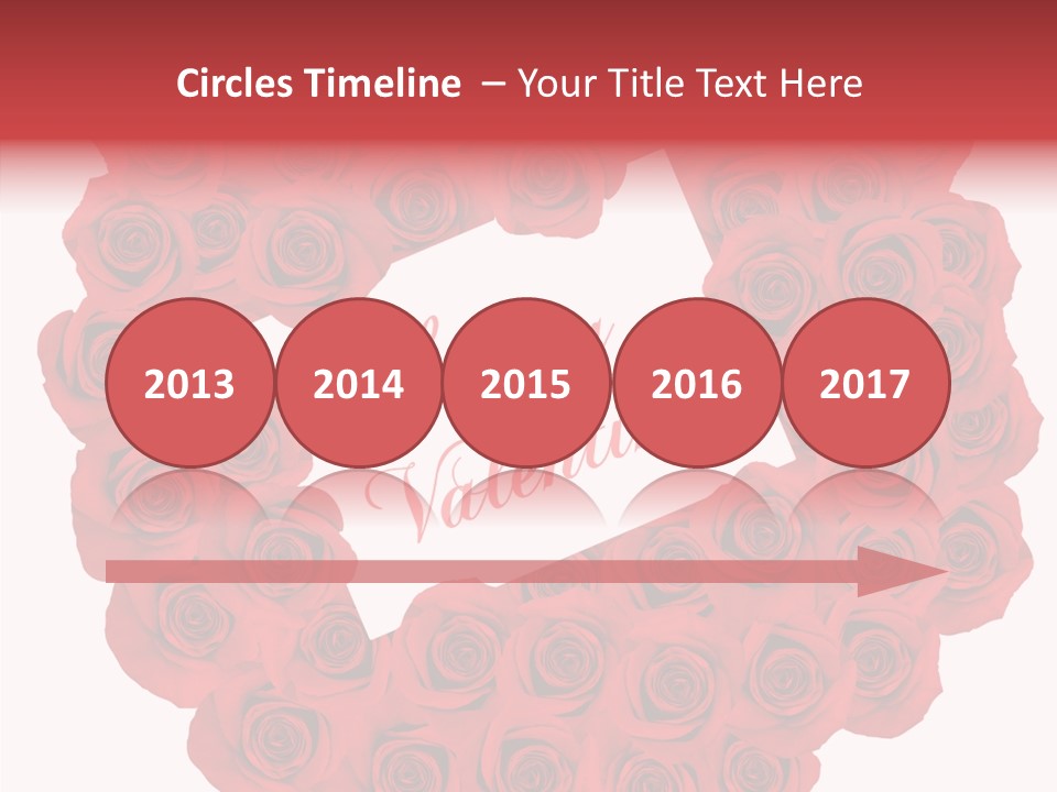 Valentine Love Red PowerPoint Template