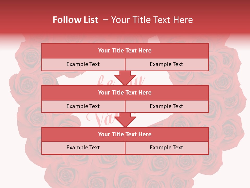 Valentine Love Red PowerPoint Template