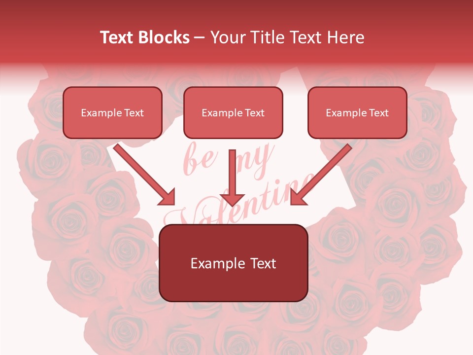 Valentine Love Red PowerPoint Template