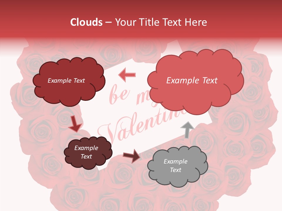Valentine Love Red PowerPoint Template