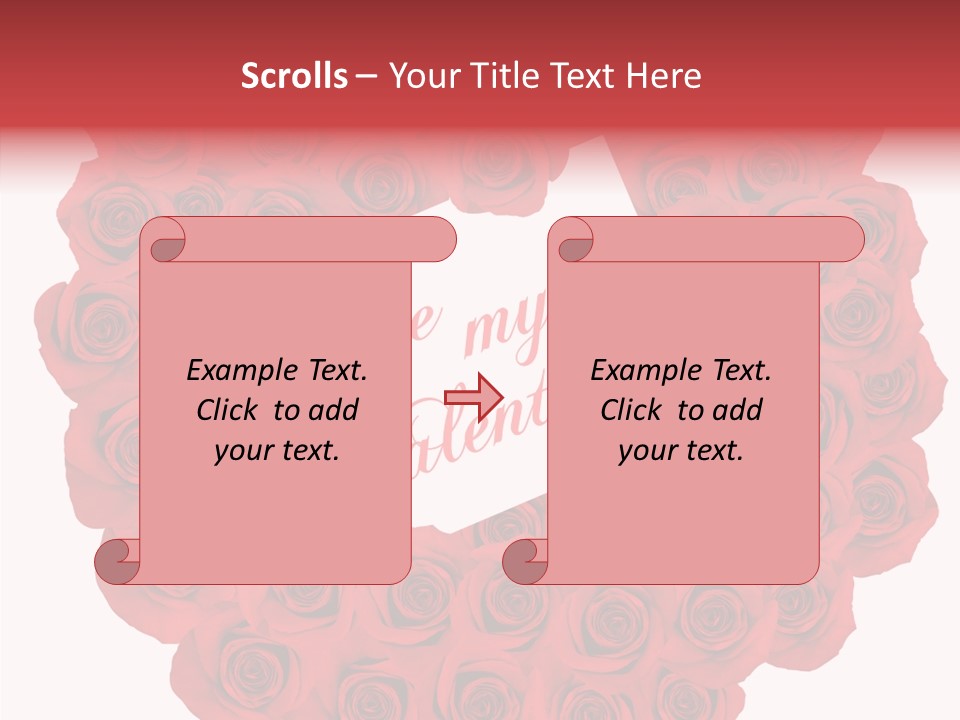Valentine Love Red PowerPoint Template