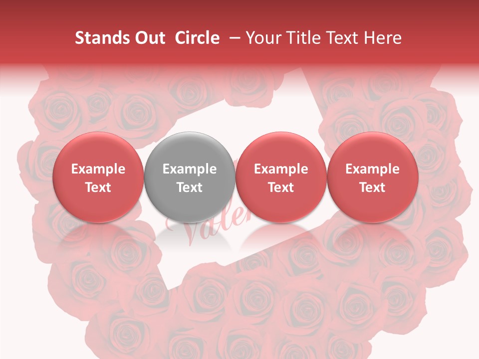 Valentine Love Red PowerPoint Template